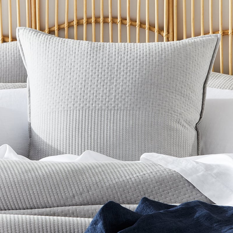 Cameo Grey Quilted Quilt Cover