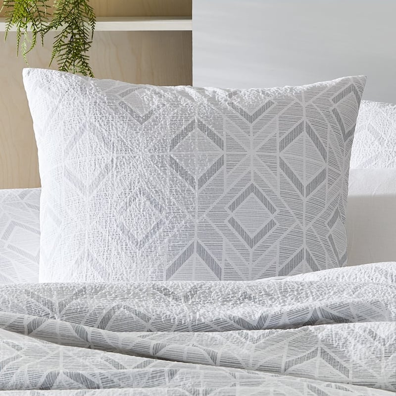 Luna Grey Quilt Cover Set