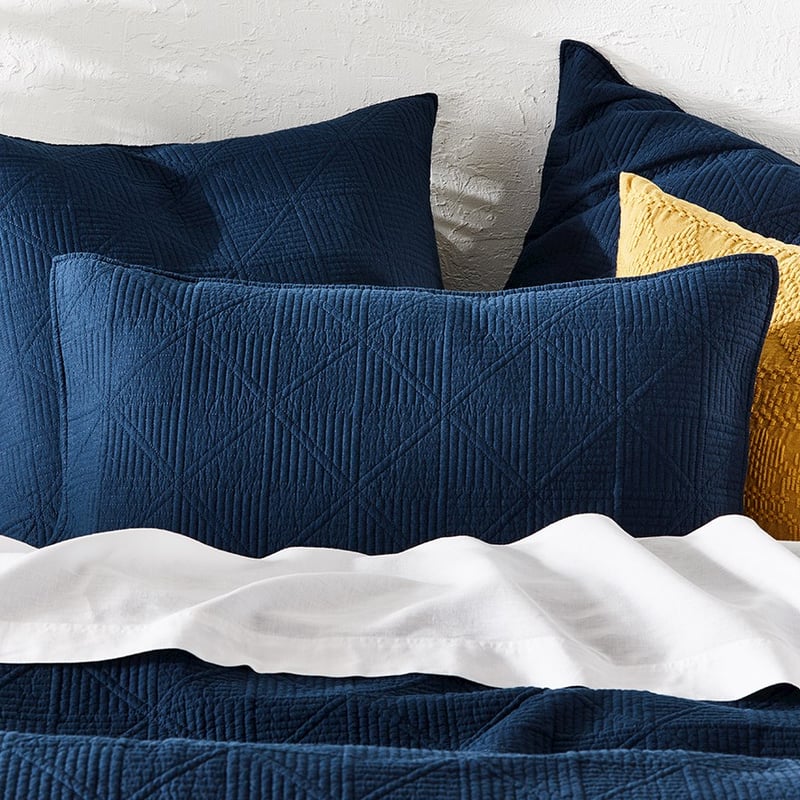 Prism Quilted Midnight Quilt Cover