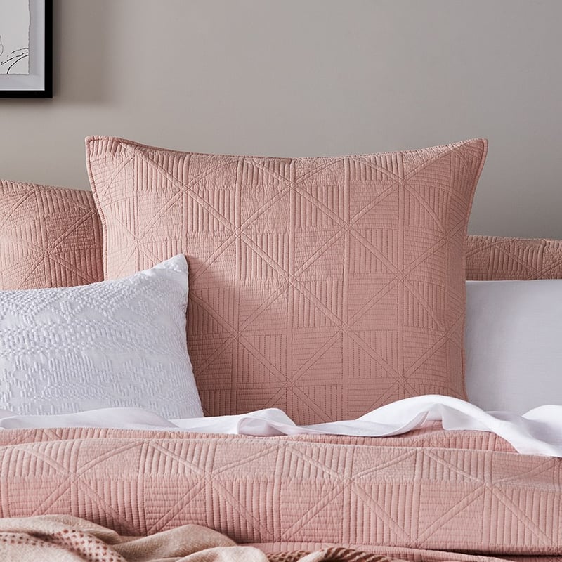 Prism Quilted Nude Quilt Cover