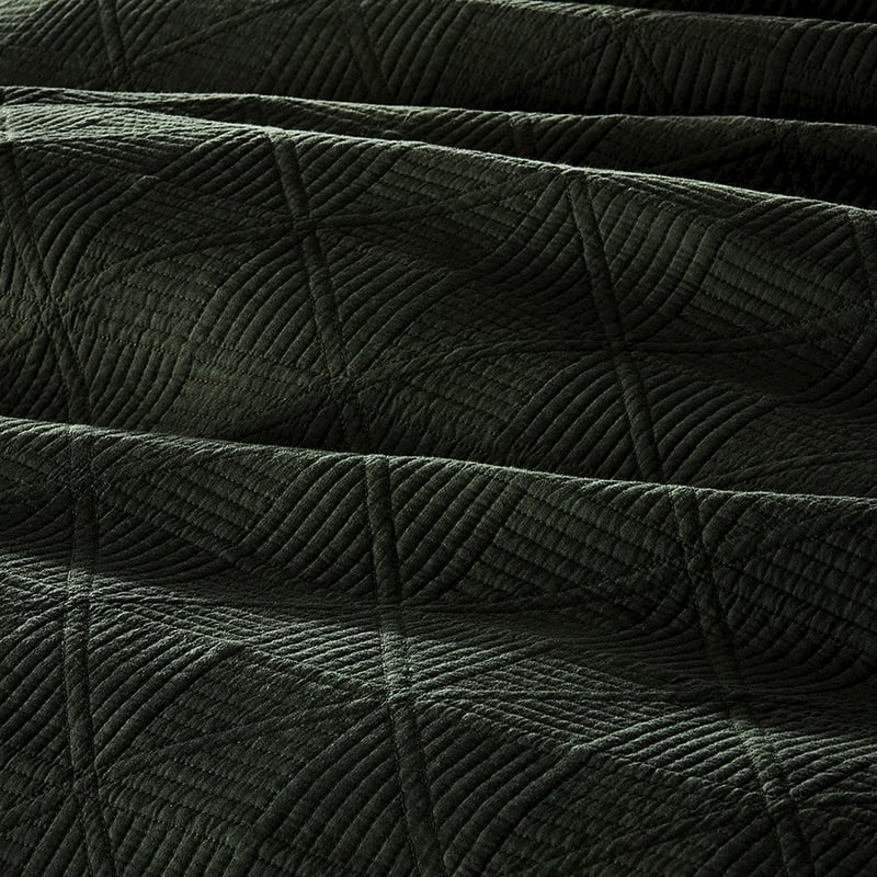 Prism Quilted Khaki Coverlet