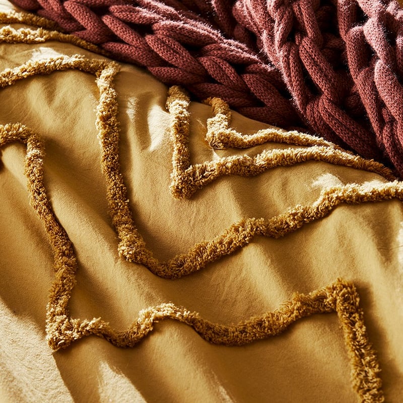 Orlando Chenille Spice Quilt Cover  