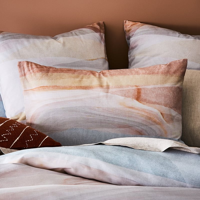 Sahara Marble Blush Quilt Cover Set