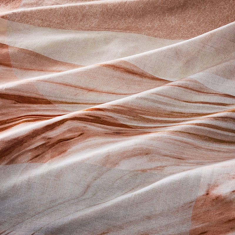 Sahara Marble Blush Quilt Cover Set