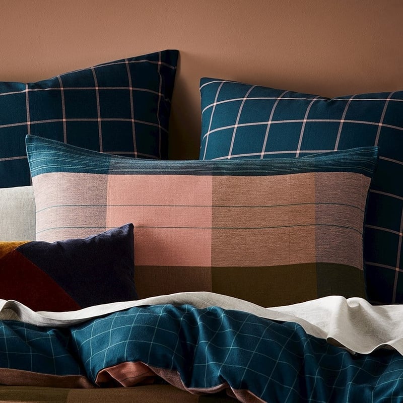 Oban Check Kaleidoscope Quilt Cover Set