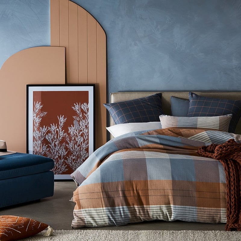 Oban Check Multi Quilt Cover Set