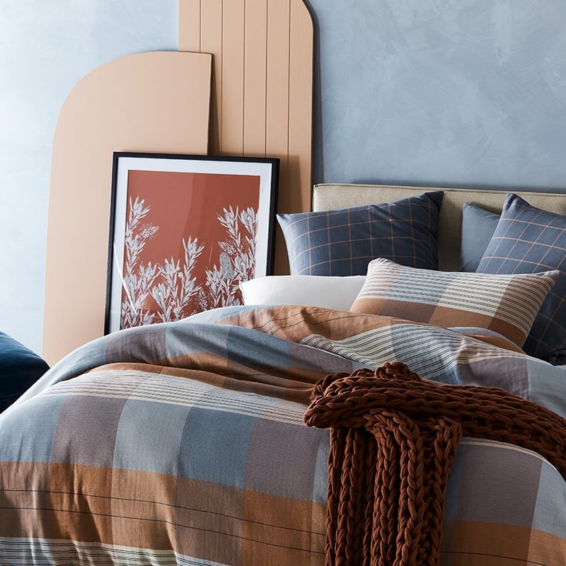 Oban Check Multi Quilt Cover Set