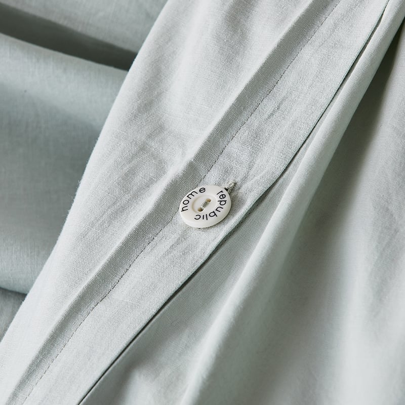 Broderie Vintage Green Quilt Cover Set