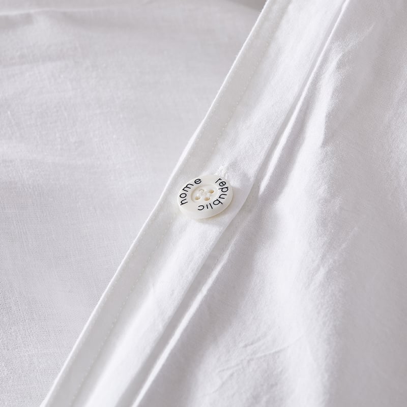 Broderie White Quilt Cover Set