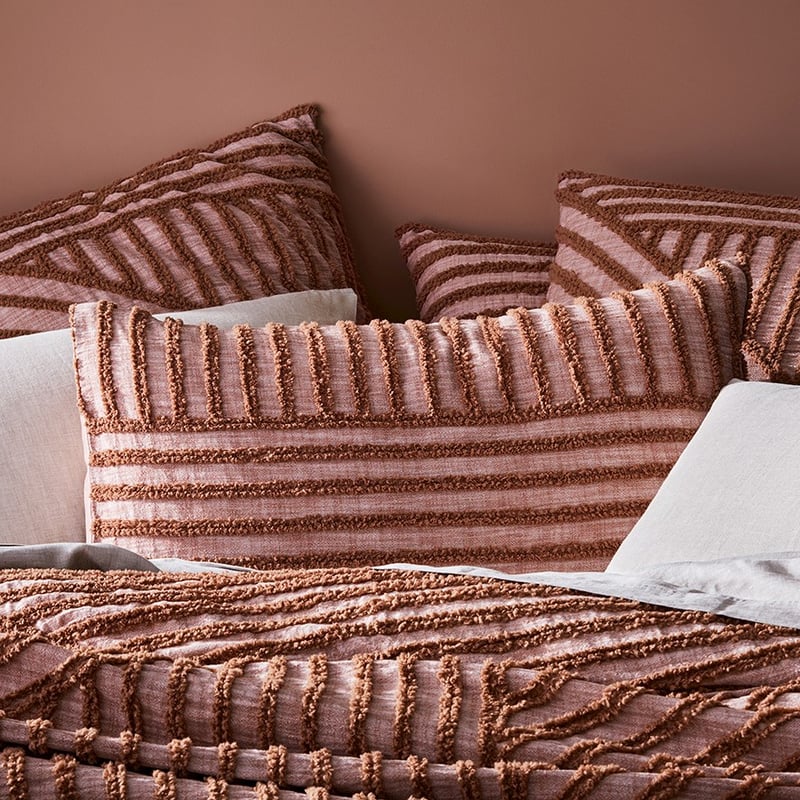 Kian Clay Chenille Quilt Cover 