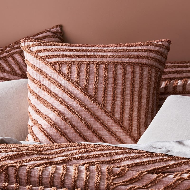 Kian Clay Chenille Quilt Cover 