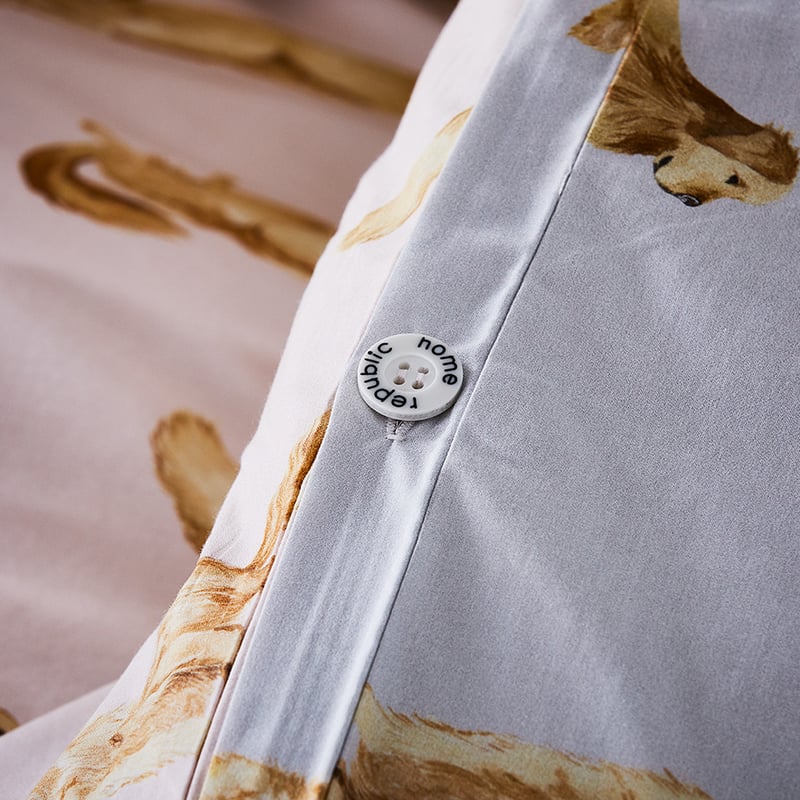 Sunny Grey Quilt Cover Set
