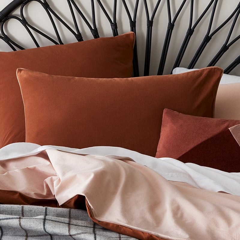 Stonewashed Tobacco Two Toned Quilt Cover Set