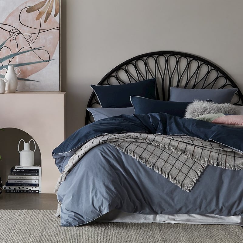 Stonewashed Old Navy Two Toned Quilt Cover Set