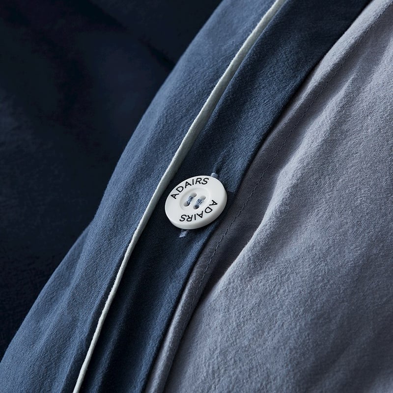 Stonewashed Old Navy Two Toned Quilt Cover Set