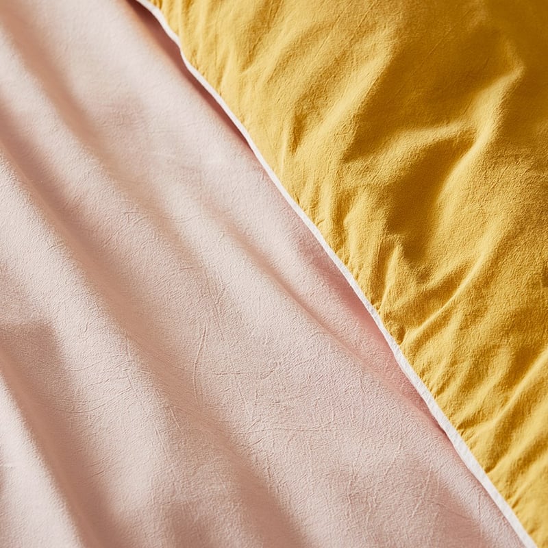 Two Toned Stonewashed Rose Quilt Cover Set