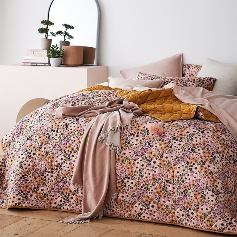 Jessie Bamboo Cotton Multi Coverlet