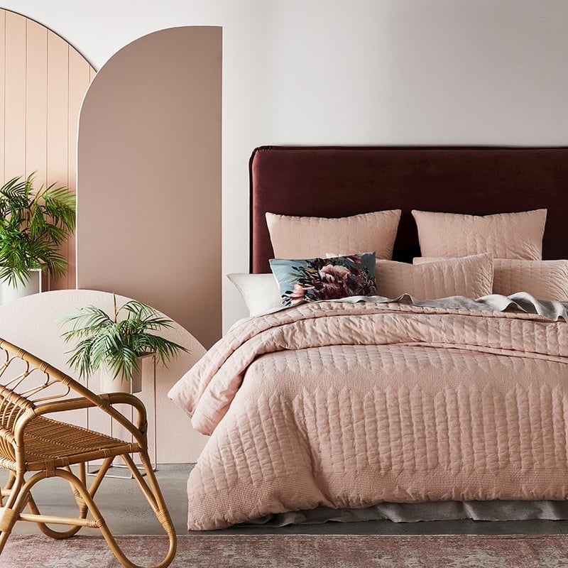 Tamara Rose Dust Quilted Quilt Cover