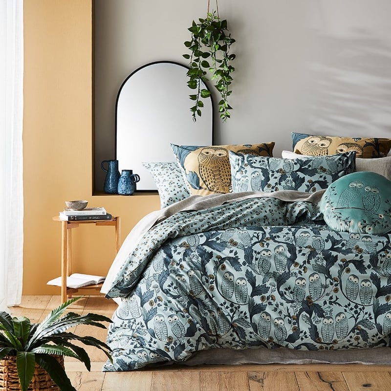 Lola Bamboo Cotton Twilight Quilt Cover Set