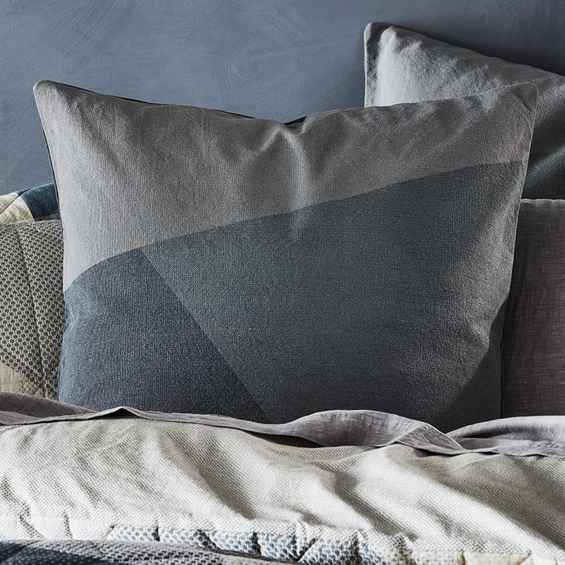 Helsinki Quilted Blue Quilt Cover