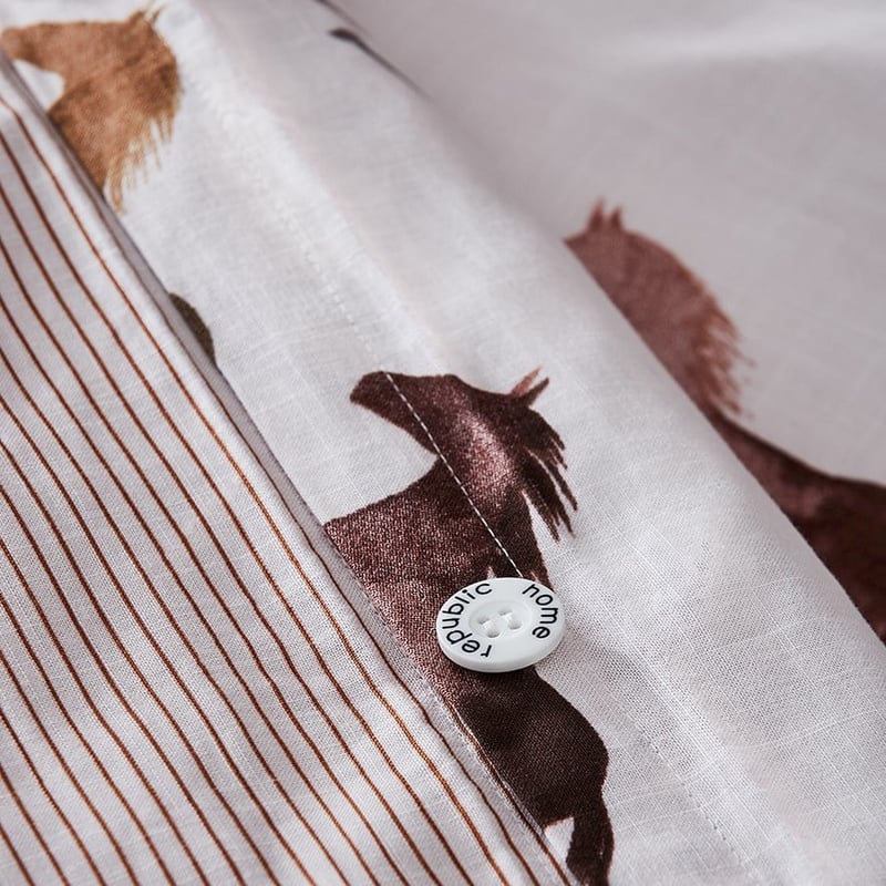 Filly Earth Quilt Cover Set