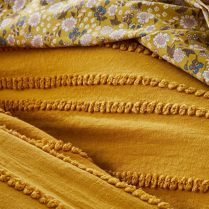 Millie Mustard Quilt Cover