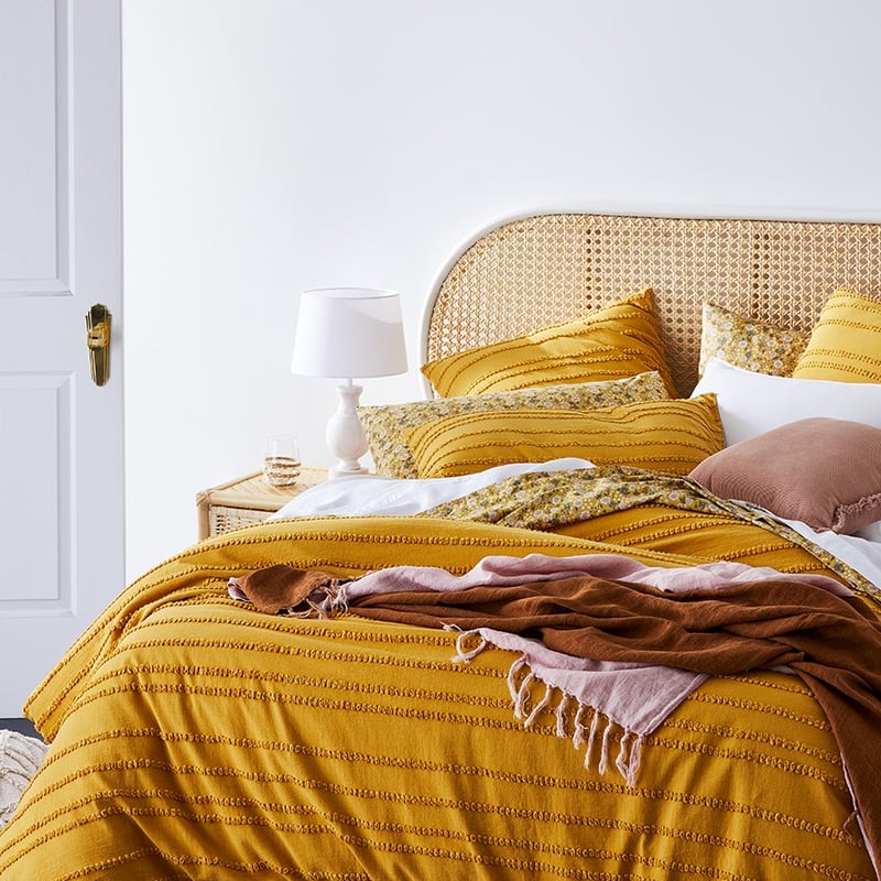 Millie Mustard Quilt Cover