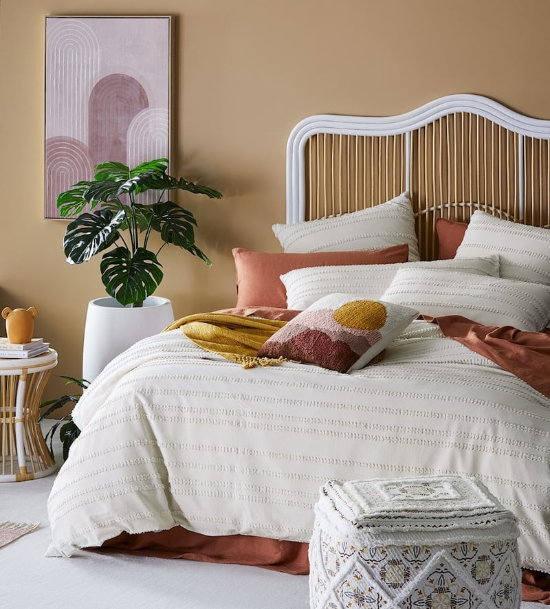 Millie Natural Quilt Cover