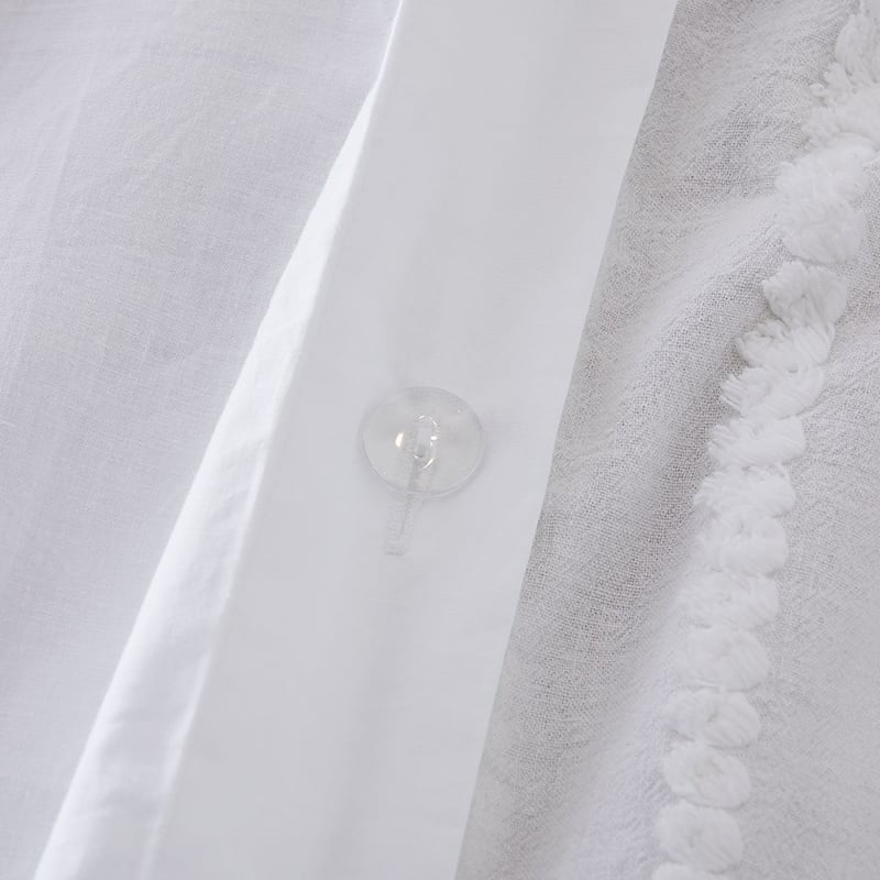 Millie White Quilt Cover