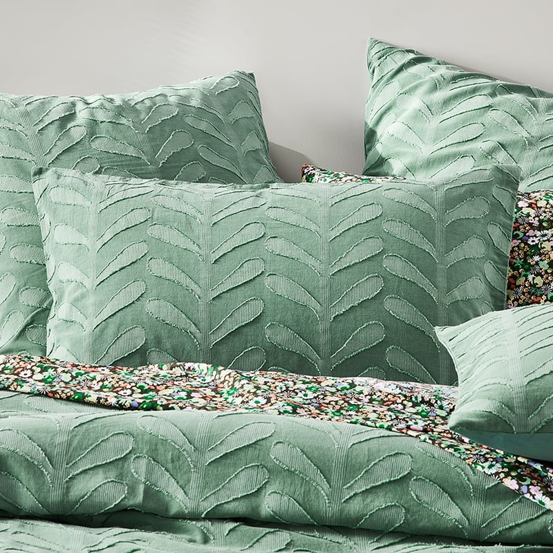 Aloe Green Quilt Cover Set
