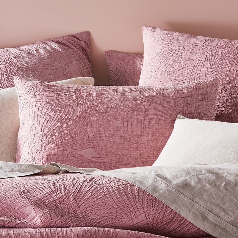 Alice Matelasse Blush Quilt Cover