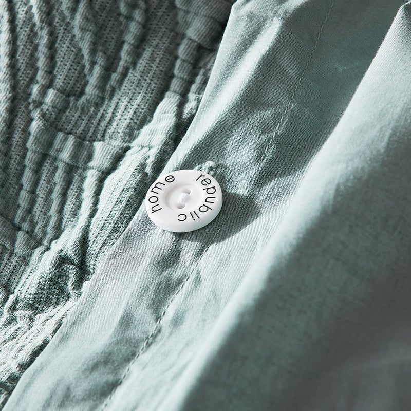 Alice Matelasse Sage Quilt Cover