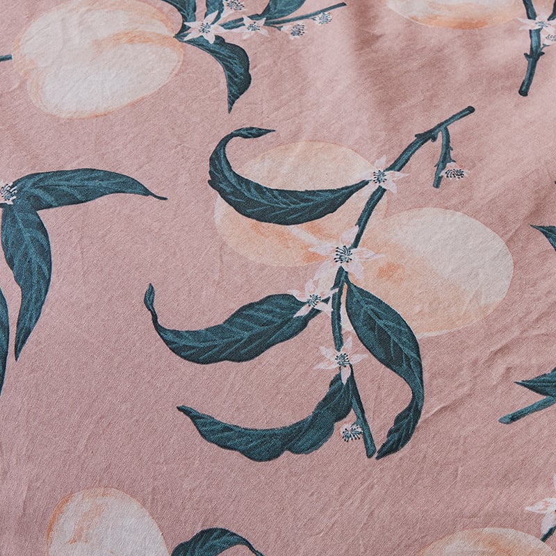 Stonewashed Peaches Quilt Cover Set