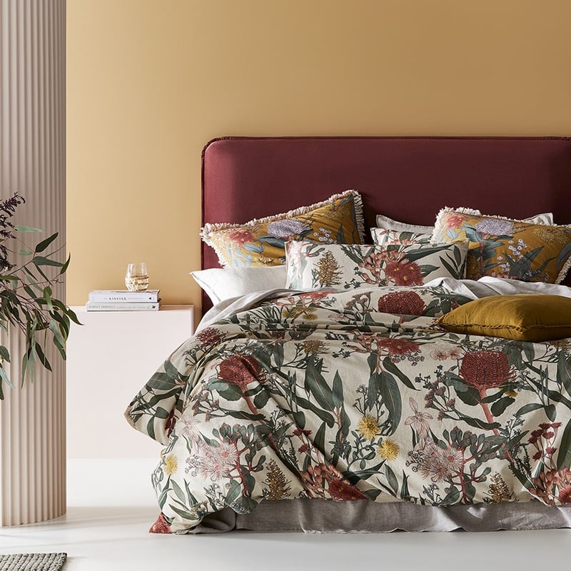 Grevillea Natural Quilt Cover Set