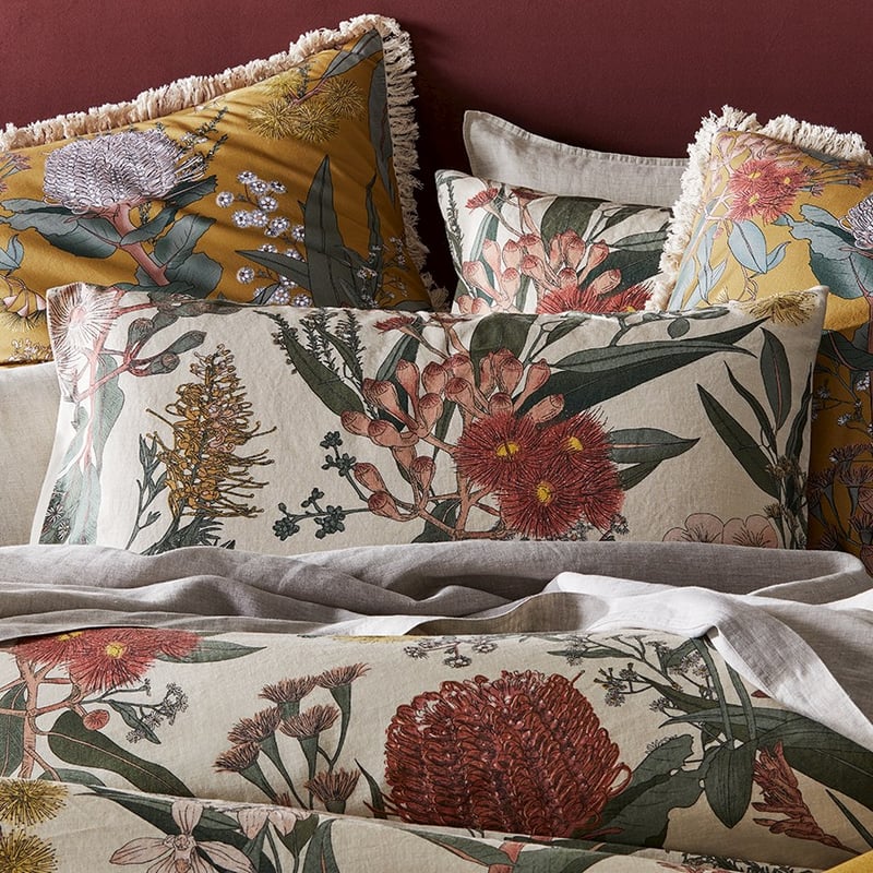 Grevillea Natural Quilt Cover Set