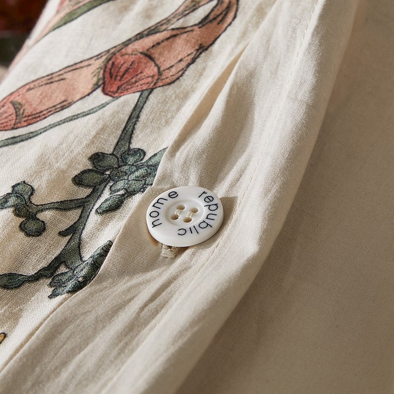 Grevillea Natural Quilt Cover Set