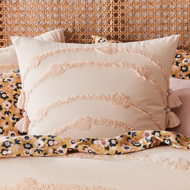 Sunrise Tufted Apricot Quilt Cover