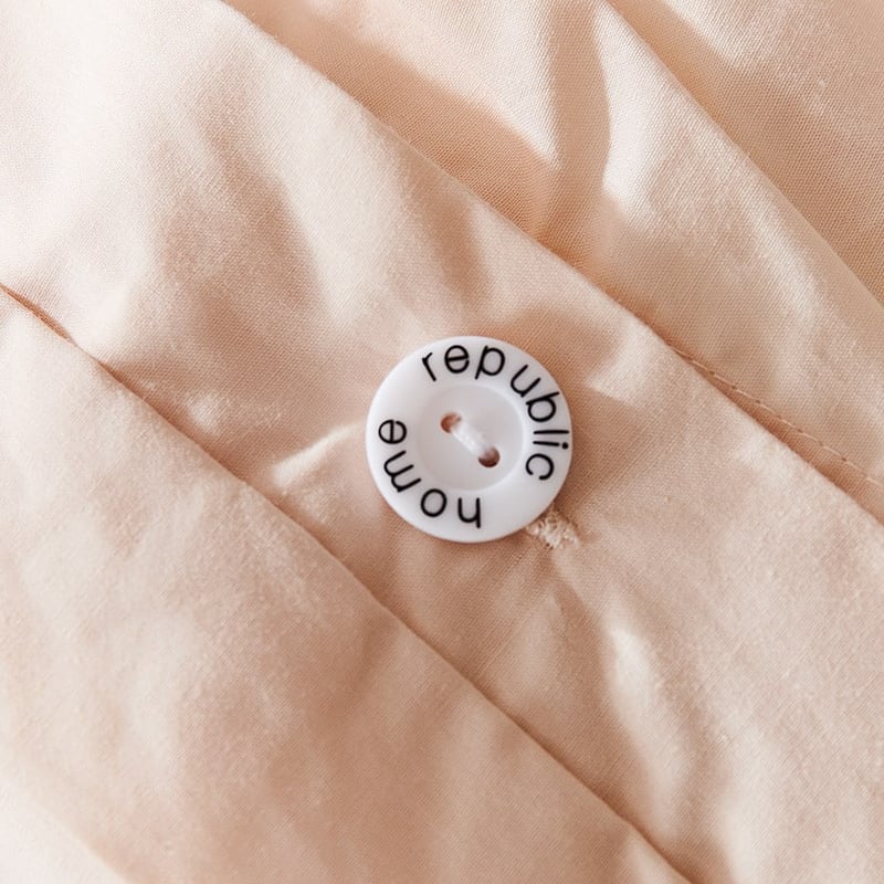 Sunrise Tufted Apricot Quilt Cover