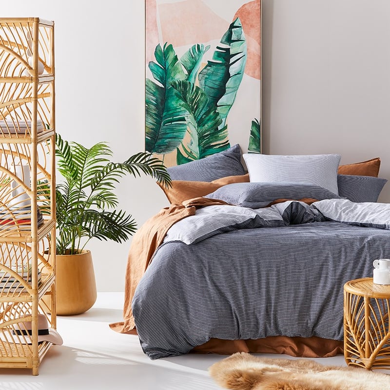 Cove Navy Quilt Cover Set