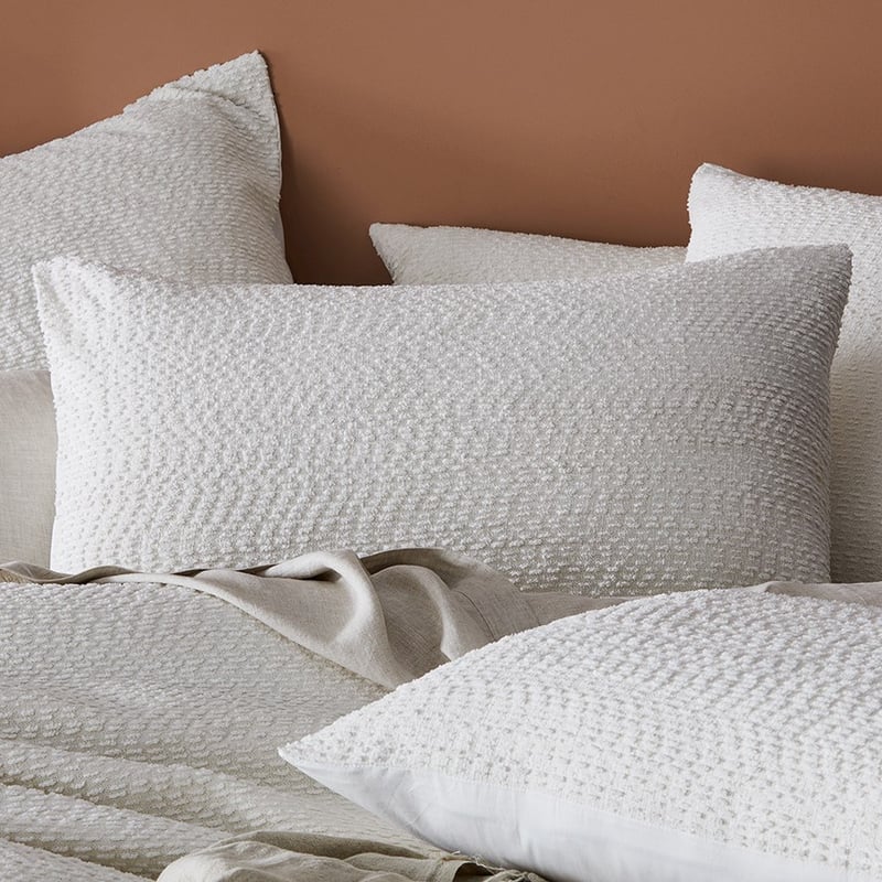 Bree Boucle Coconut Quilt Cover