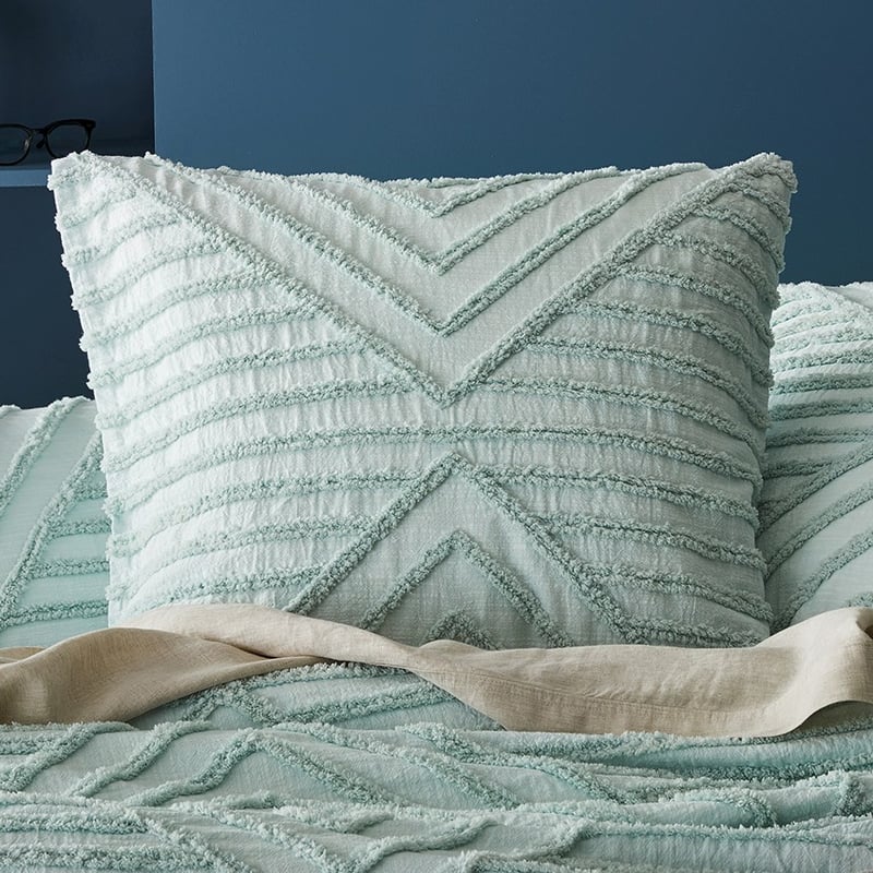 Harlow Tufted Mint Quilt Cover