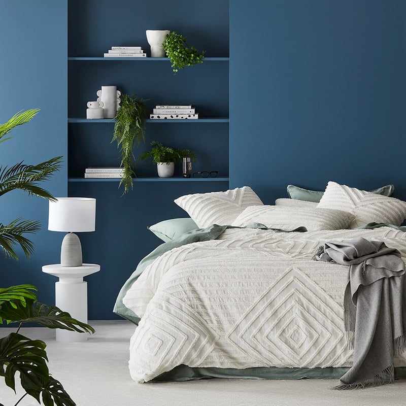 Harlow Tufted Off White Quilt Cover