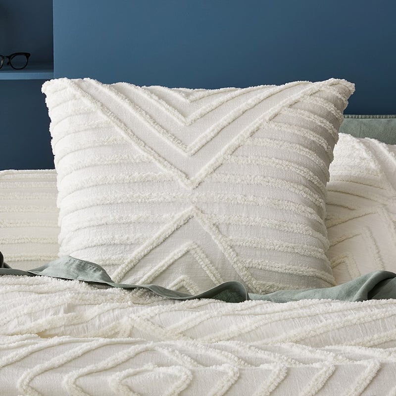 Harlow Tufted Off White Quilt Cover