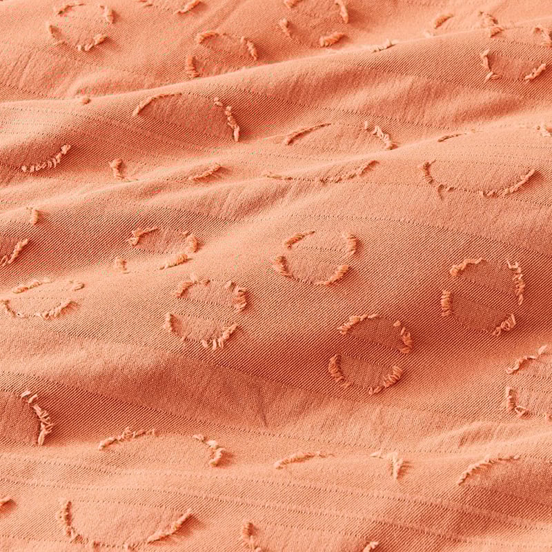 Cisco Matelassé Burnt Orange Quilt Cover