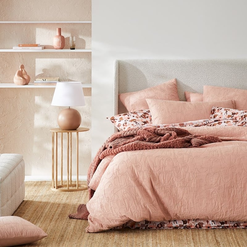 Sisterhood Quilted Rose Quilt Cover 