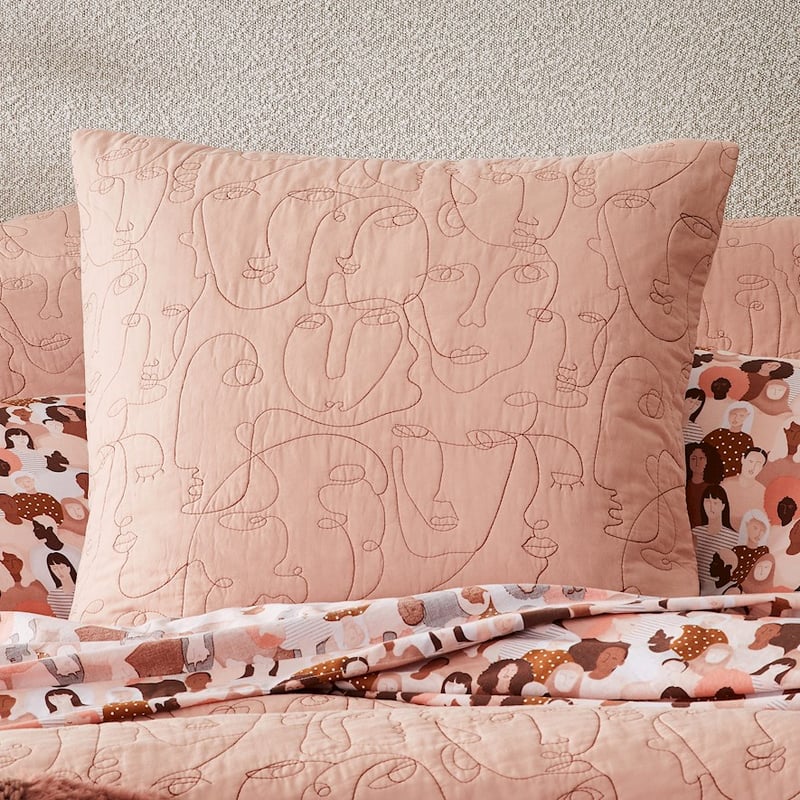 Sisterhood Quilted Rose Quilt Cover 