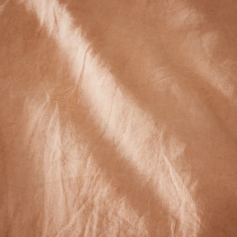 Vintage Washed Linen Pink Salt Quilt Cover