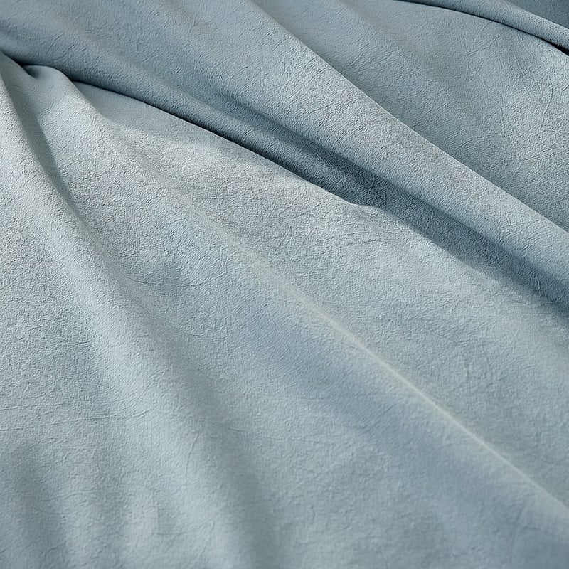 Stonewashed Cotton Blue Grey Quilt Cover + Pillowcases