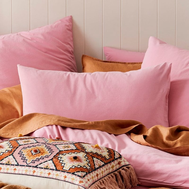 Stonewashed Cotton Fairy Floss Quilt Cover