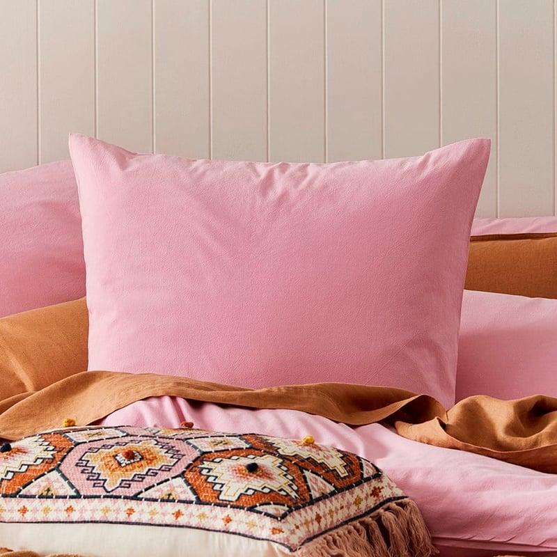 Stonewashed Cotton Fairy Floss Quilt Cover
